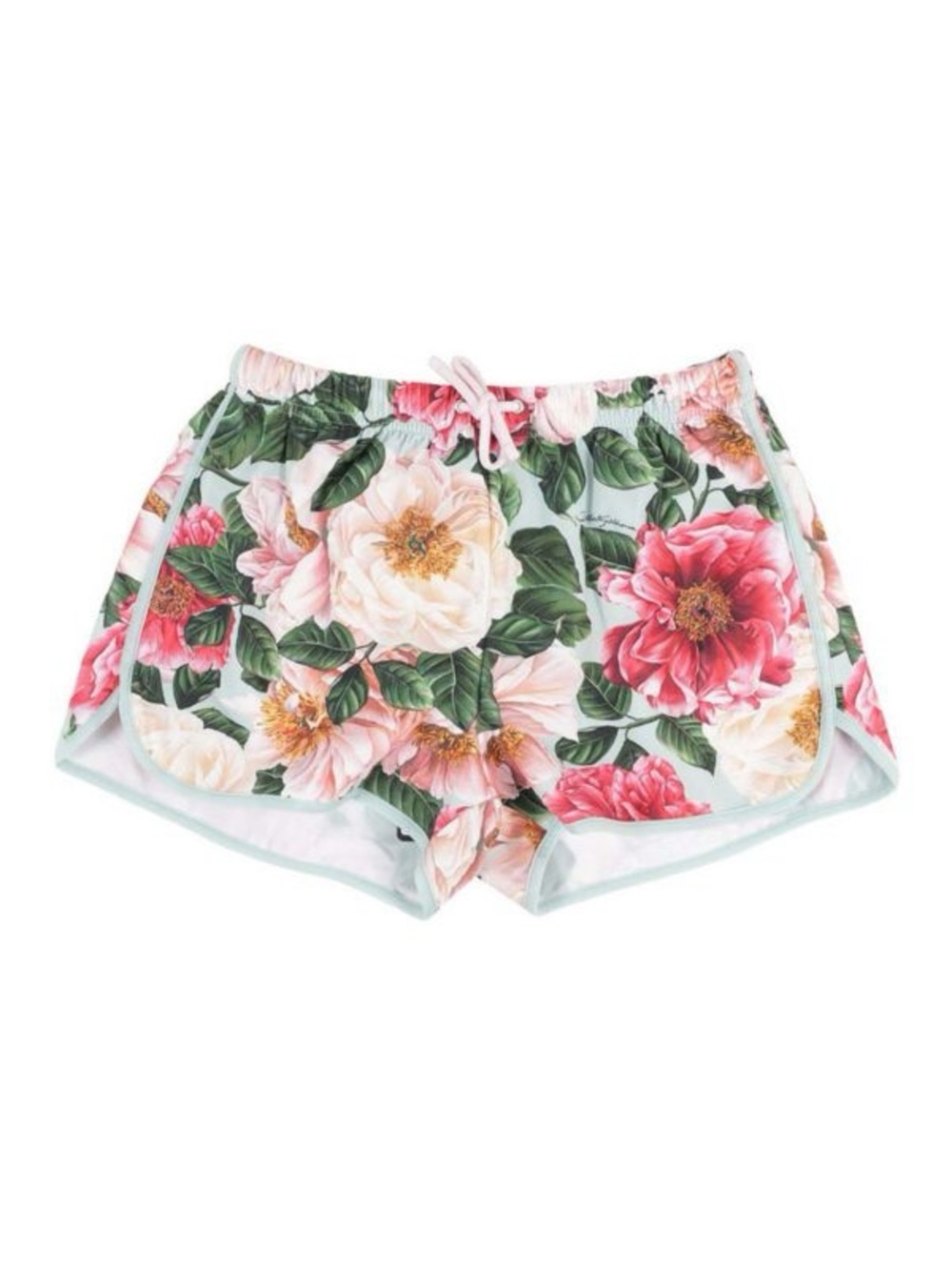 Dolce & Gabbana Jr. Girls Power Pastel Camellia Floral Shorts Size 8